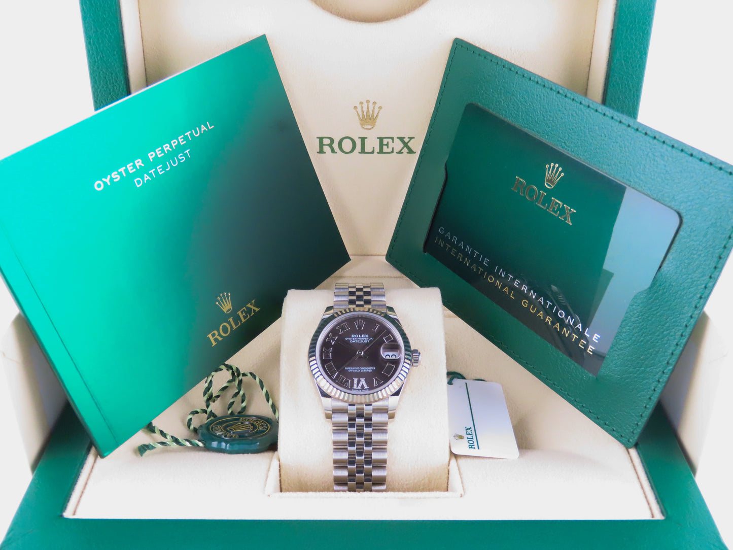 Rolex Datejust 31 VI Diamond Grey Dial Jubilee 278274 September 2021