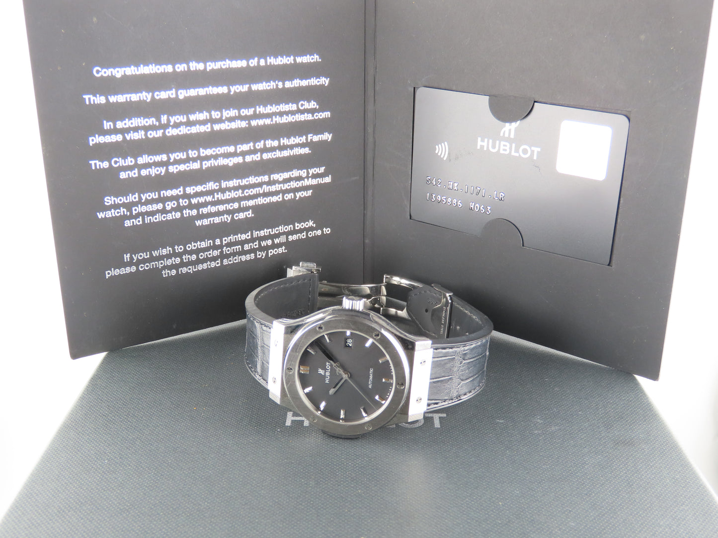 Hublot Classic Fusion Black Dial Titanium 42 Mm 542.NX.1171.LR June 2020