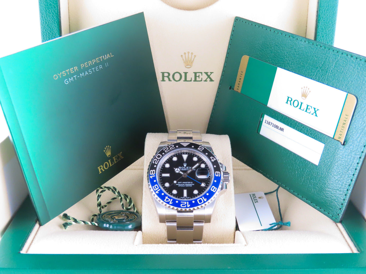 Rolex GMT Master II Ceramic Bezel Batman 116710BLNR September 2019