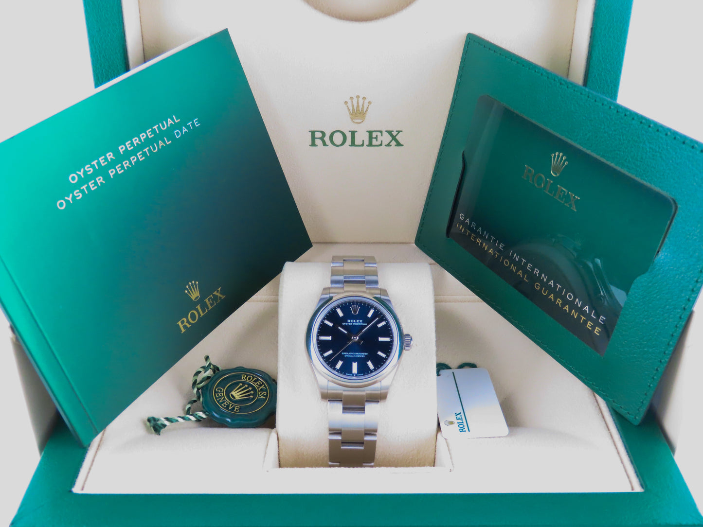 Rolex Oyster Perpetual Blue Dial 31 Mm 277200 June 2024