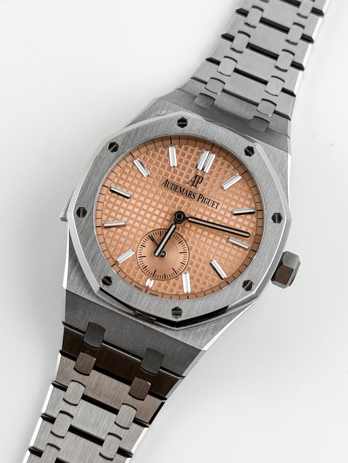 35 PIECE LIMITED Audemars Piguet Royal Oak 42mm Minute Repeater Supersonnerie Salmon Dial 26591TI.OO.1252TI.02