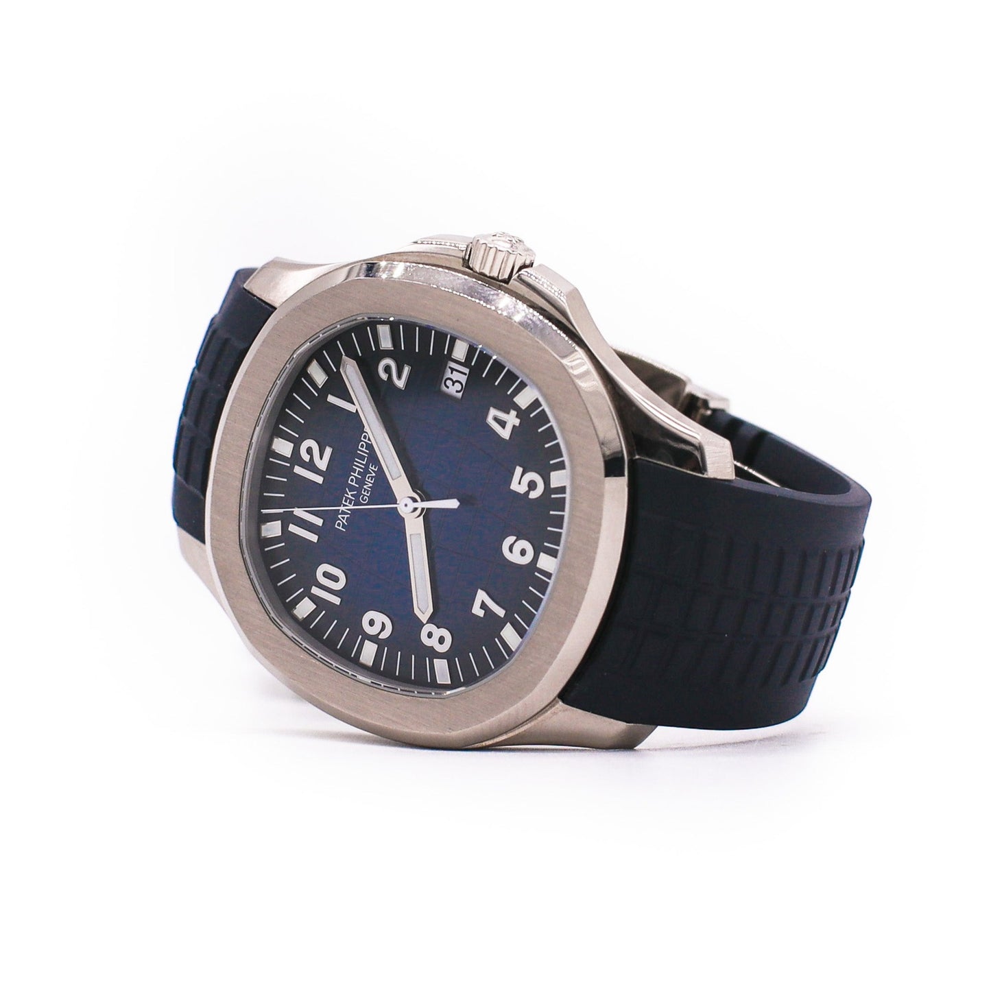 2020 Patek Philippe Aquanaut 18k White Gold Blue Dial 42.2mm 5168