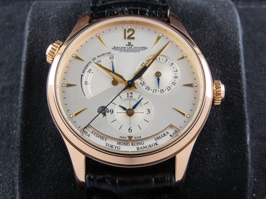 Jaeger Le Coultre Master Control Geographic 18 Ct. Rose Gold 39 Mm Q1422521 June 2017