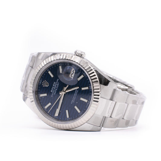 2023 Rolex Datejust 41mm Motif Blue 126334