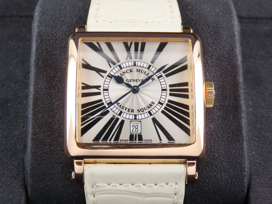 Franck Muller Master Square 18 Ct. Rose Gold 36 Mm 6000H