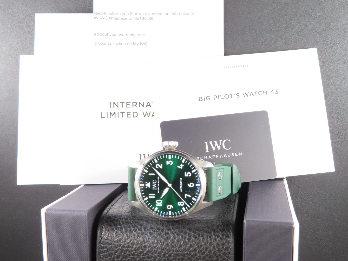 IWC Big Pilot's Watch 43 Mm Green Dial IW329306 May 2022 (8 Years Warranty)