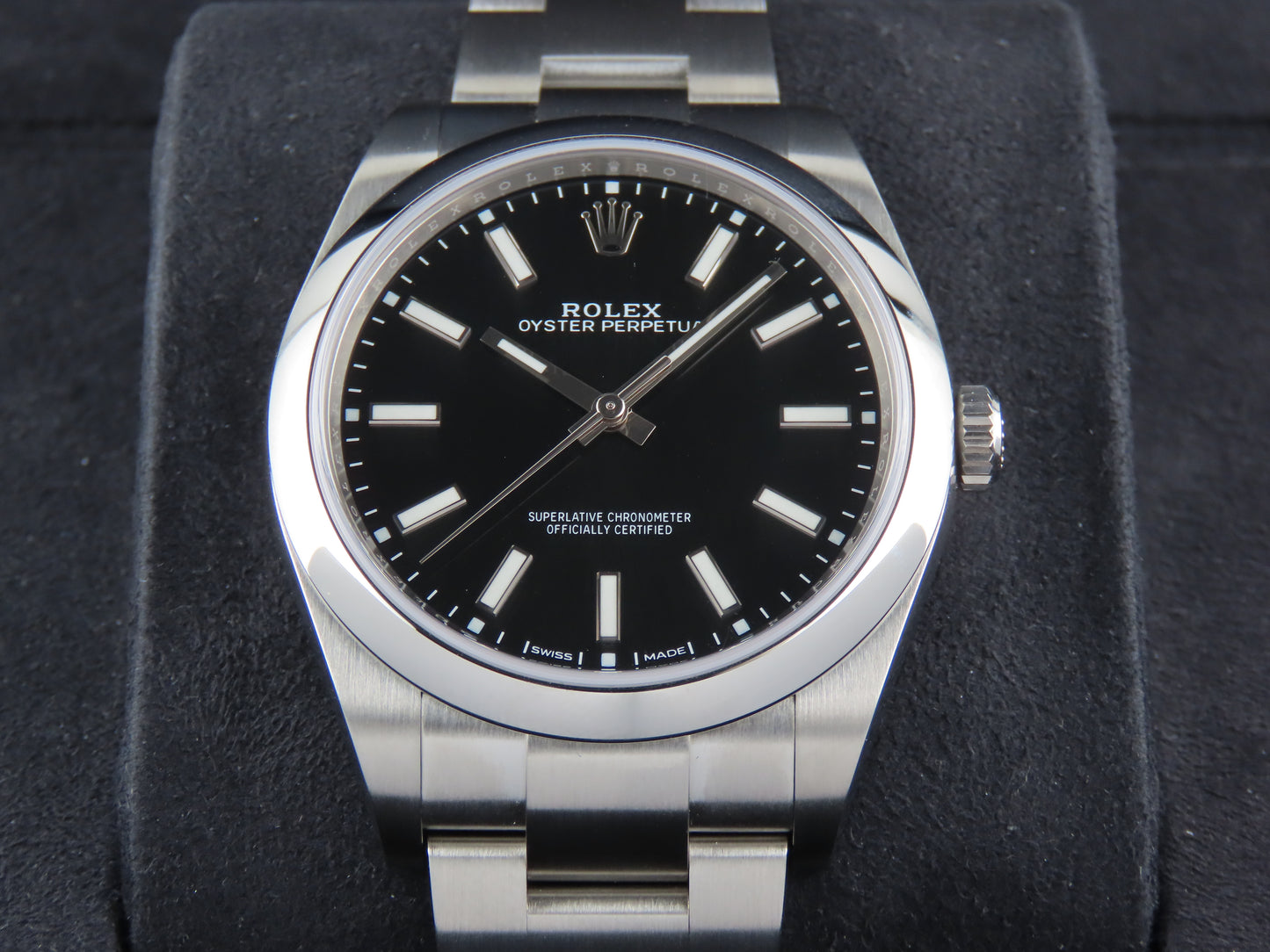 Rolex Oyster Perpetual Black Dial 39 Mm 114300 Unworn December 2018 (2 Years Production)