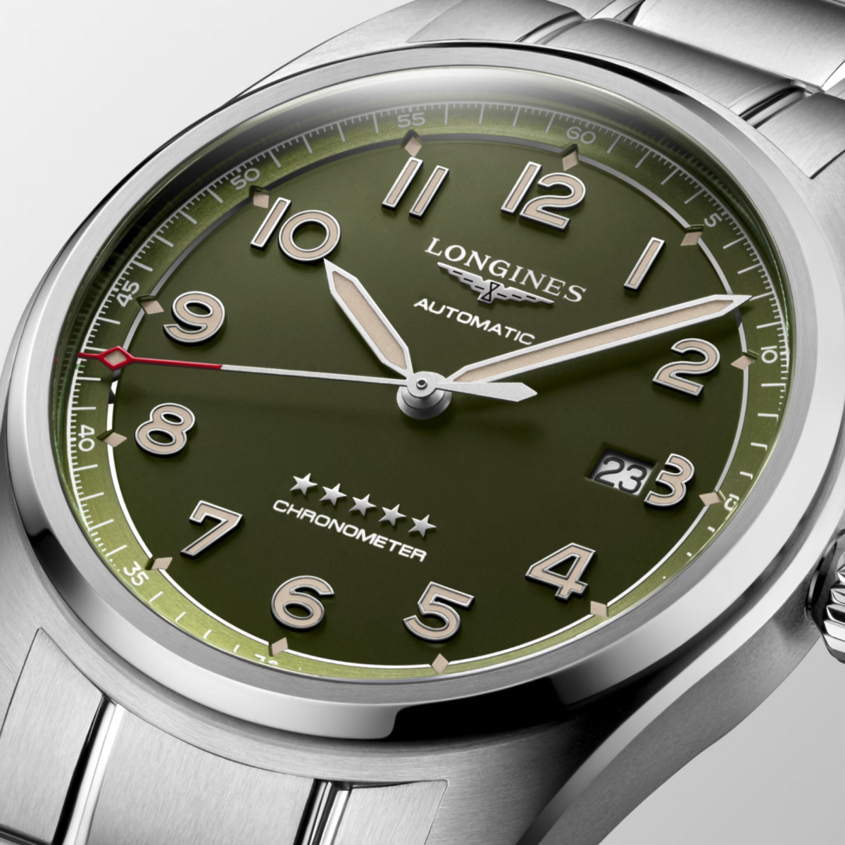 [BNIB] LONGINES SPIRIT GREEN 42MM *L3.811.4.03.6*