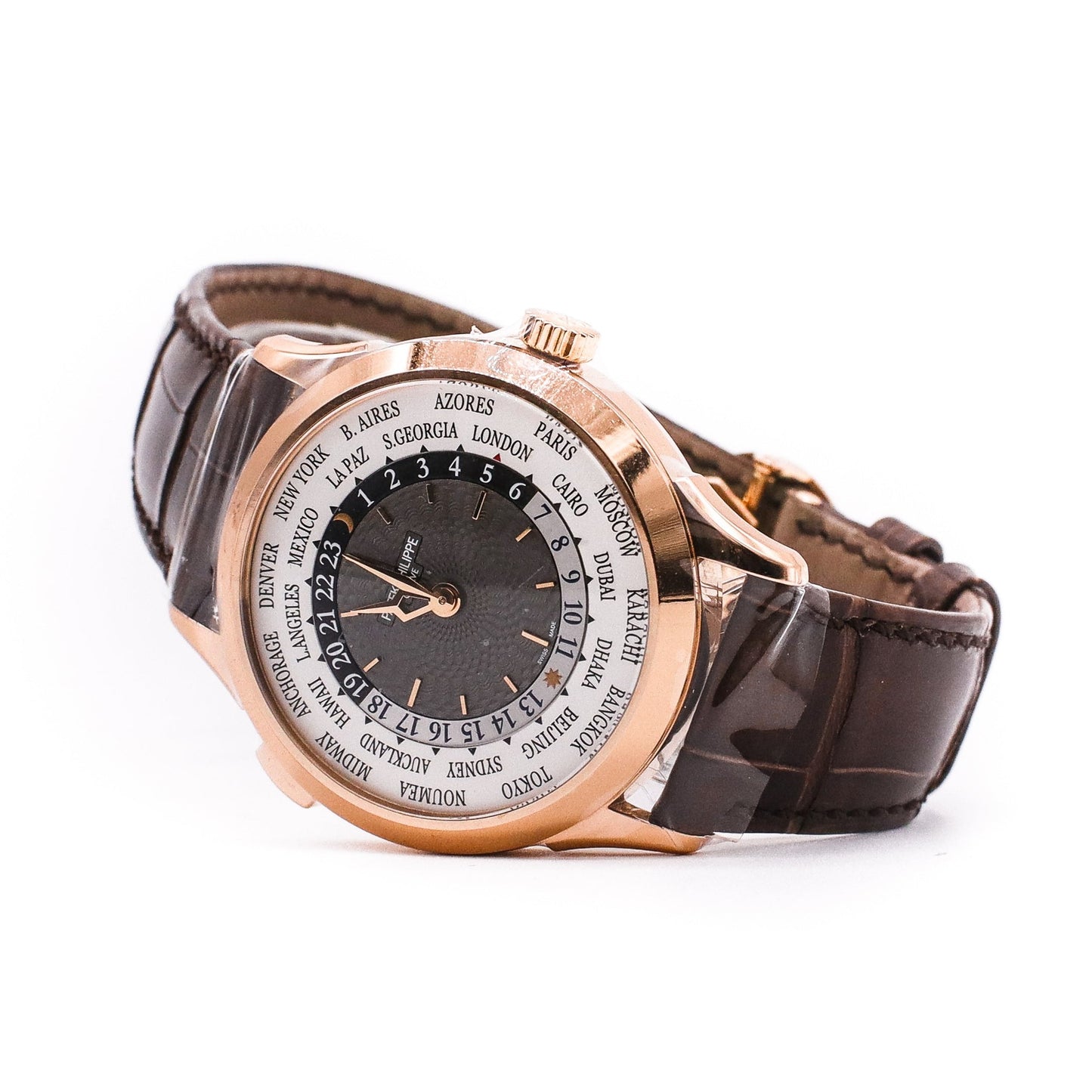 2021 Patek Philippe World Time 18K Rose Gold 38.5mm 5230