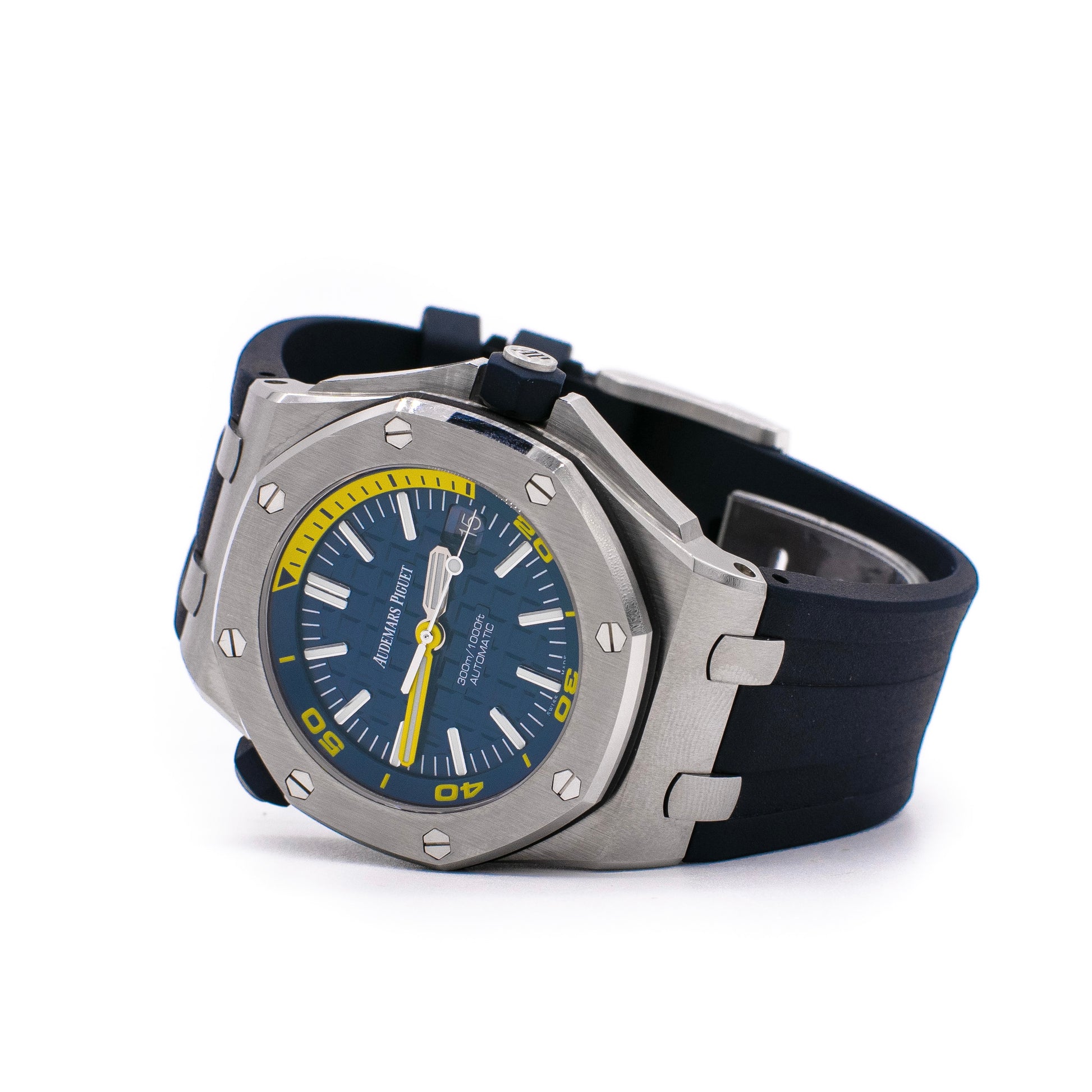 Black Dial Ap 15710 2021 Audemars Piguet Royal Oak Diver Blue Dial