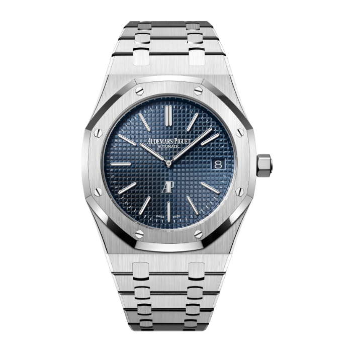 Audemars Piguet Royal Oak Jumbo Extra-Thin Blue Dial 15202ST.OO.1240ST.01.A