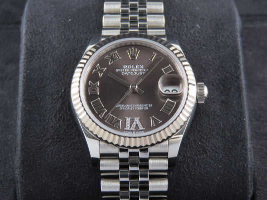 Rolex Datejust 31 VI Diamond Grey Dial Jubilee 278274 September 2021