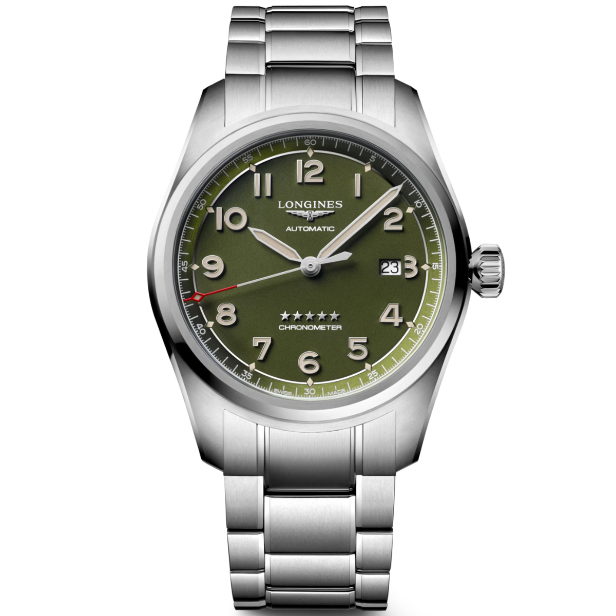 [BNIB] LONGINES SPIRIT GREEN 42MM *L3.811.4.03.6*