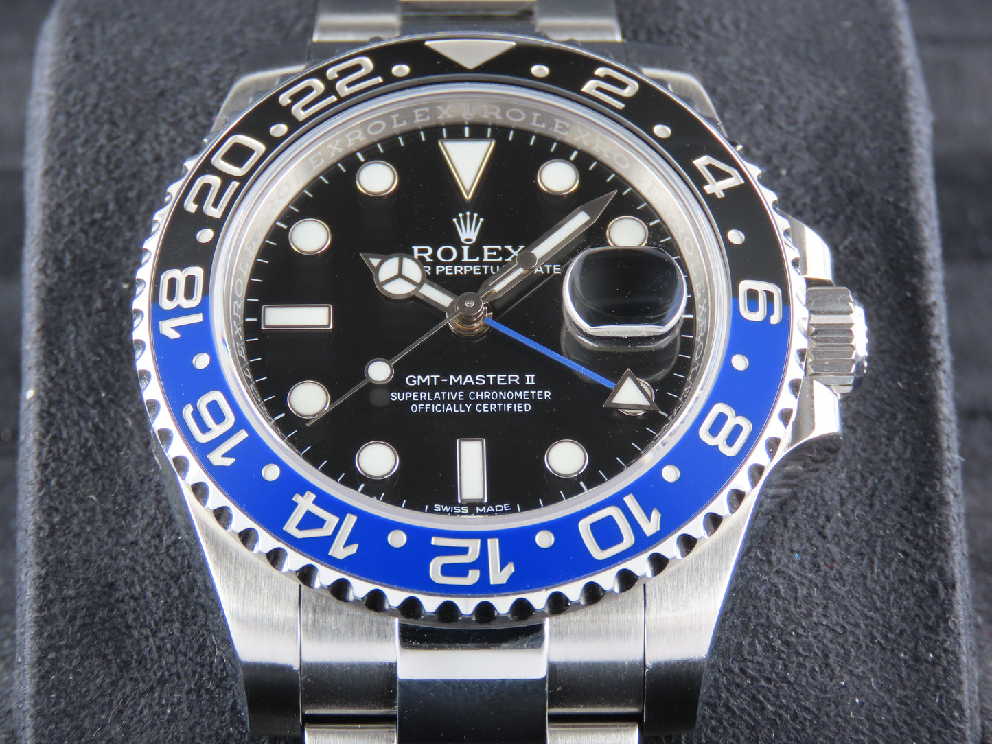 Rolex GMT Master II Ceramic Bezel Batman 116710BLNR September 2019