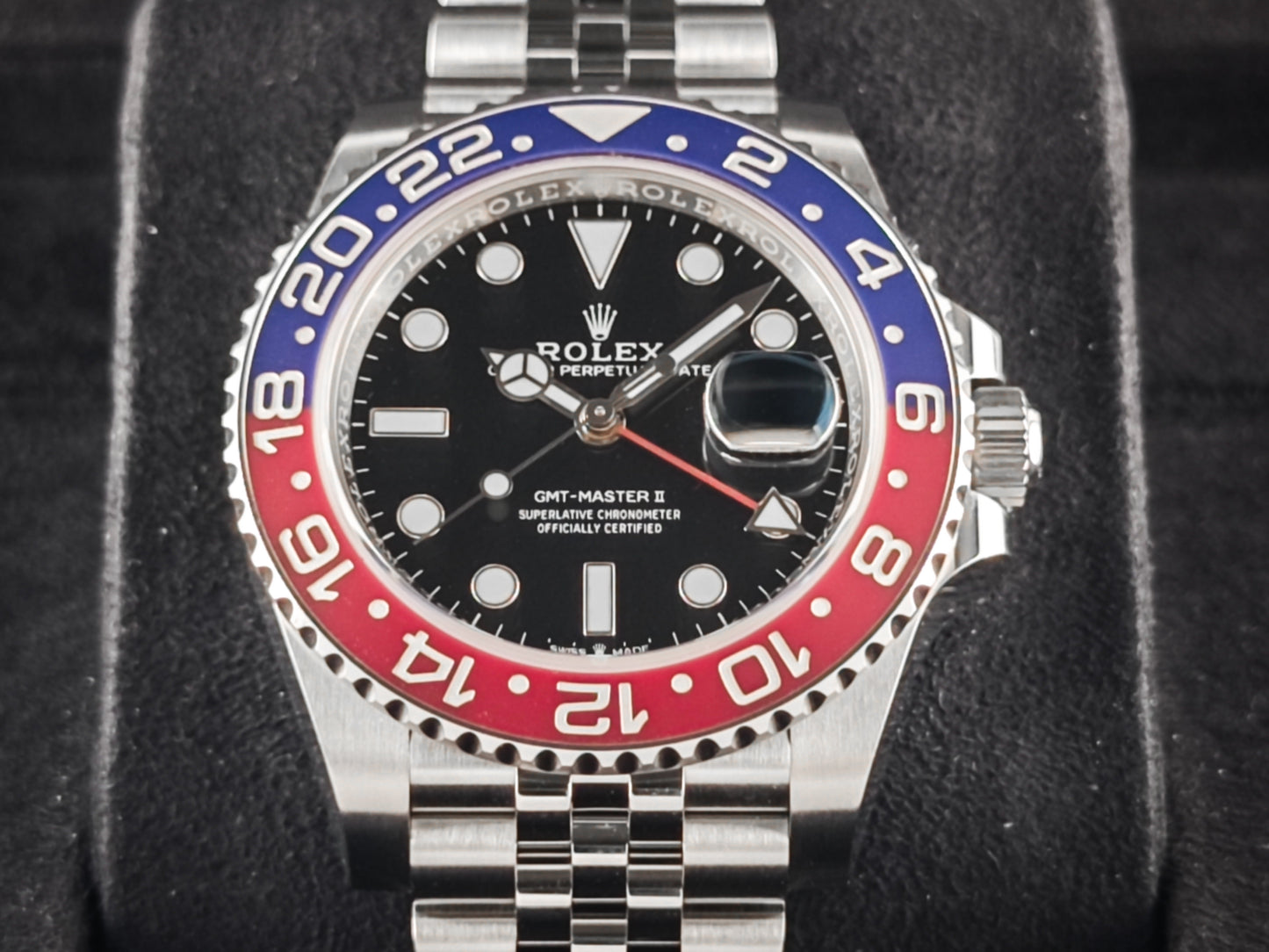 Rolex GMT Master II Ceramic Bezel Pepsi Jubilee 126710BLRO March 2019