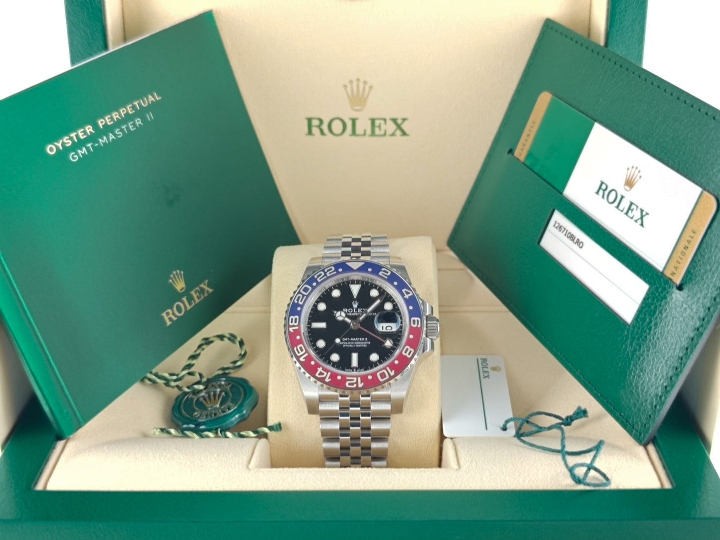 Rolex GMT Master II Ceramic Bezel Pepsi Jubilee 126710BLRO March 2019