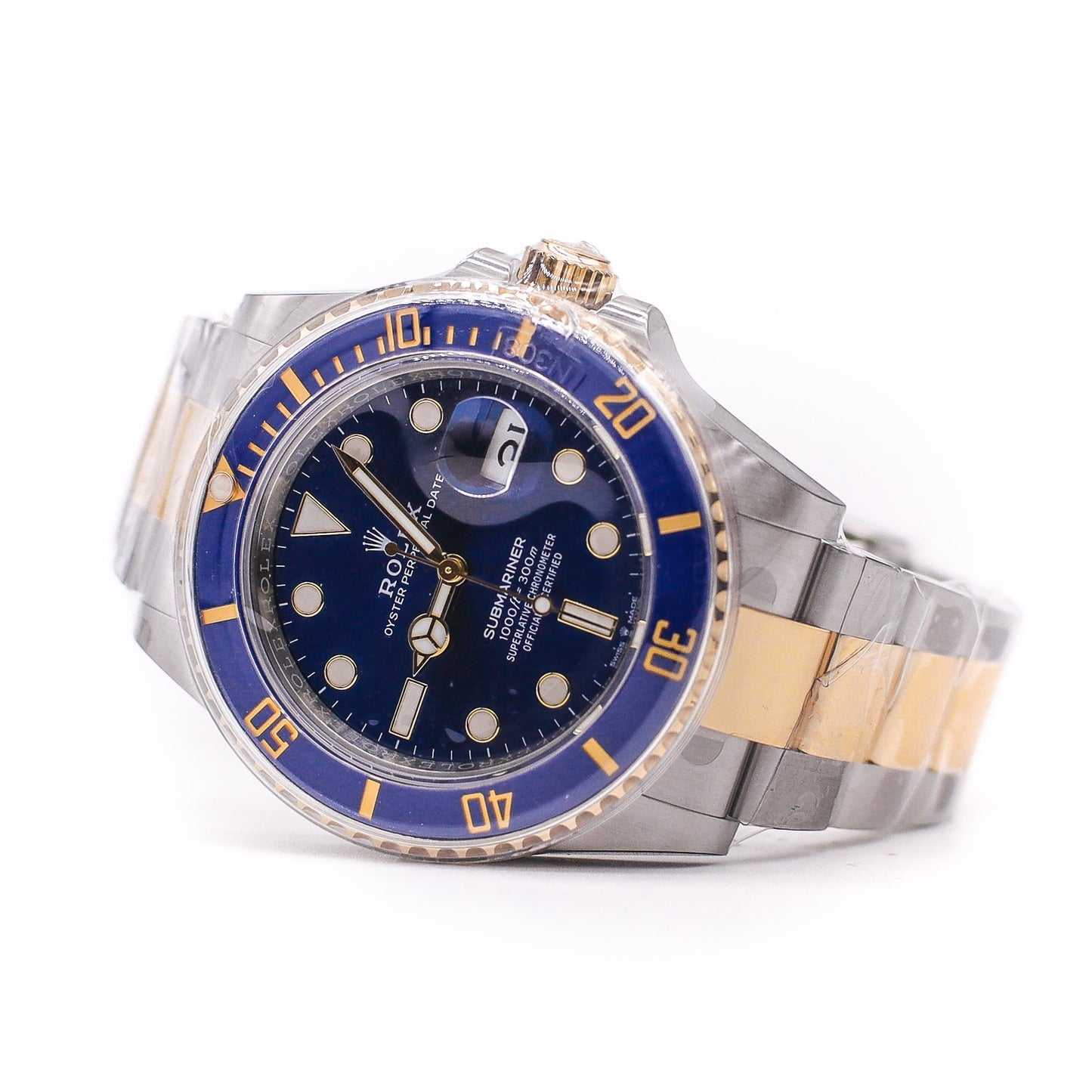 2024 Rolex Submariner Date 41mm Ceramic Bezel 18K Yellow Gold / Stainless Steel Blue Dial 126613