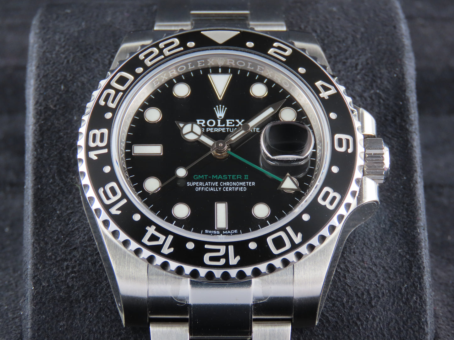 Rolex GMT Master II Ceramic Bezel 116710LN New Old Stock (Original Rolex Stickers Still Intact) October 2018