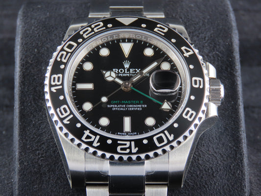 Rolex GMT Master II Ceramic Bezel 116710LN New Old Stock (Original Rolex Stickers Still Intact) October 2018