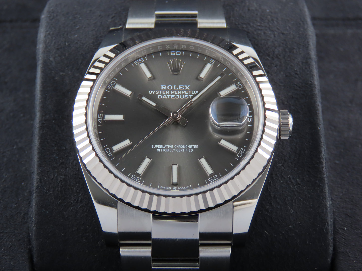 Rolex Datejust 41 Mm Rhodium Dial 126334 Unworn March 2019