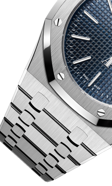 Audemars Piguet Royal Oak Jumbo Extra-Thin Blue Dial 15202ST.OO.1240ST.01.A