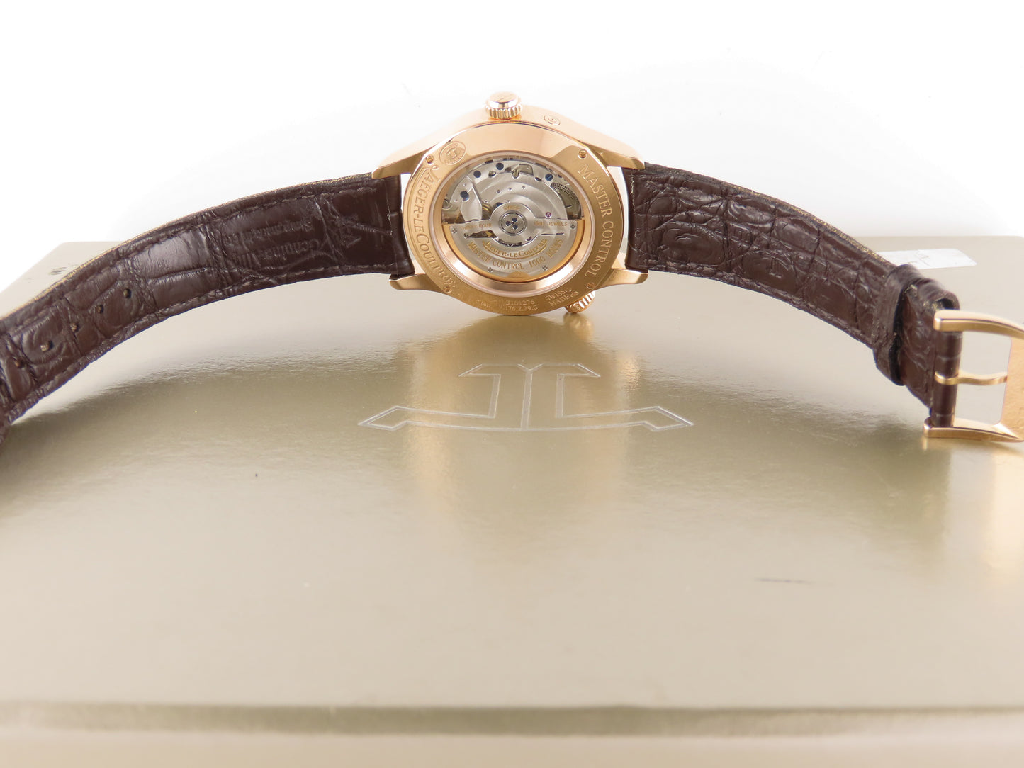 Jaeger Le Coultre Master Control Geographic 18 Ct. Rose Gold 39 Mm Q1422521 June 2017