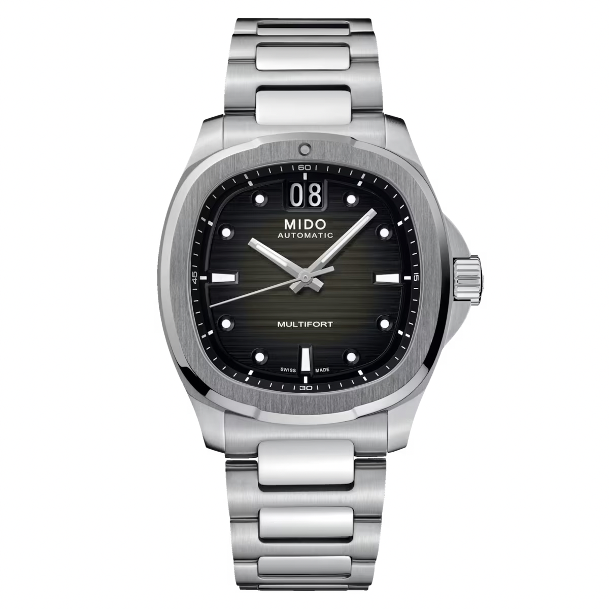 [BNIB] MIDO MULTIFORT TV BIG DATE GREY *M049.526.11.081.00*