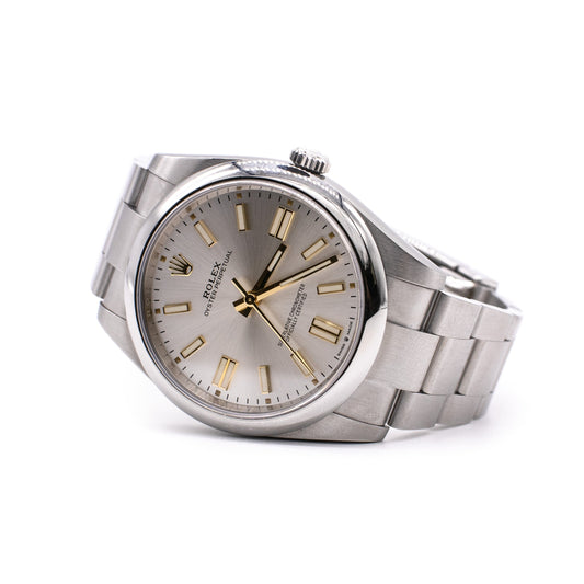 2022 Rolex Oyster Perpetual 41mm Silver Dial 124300