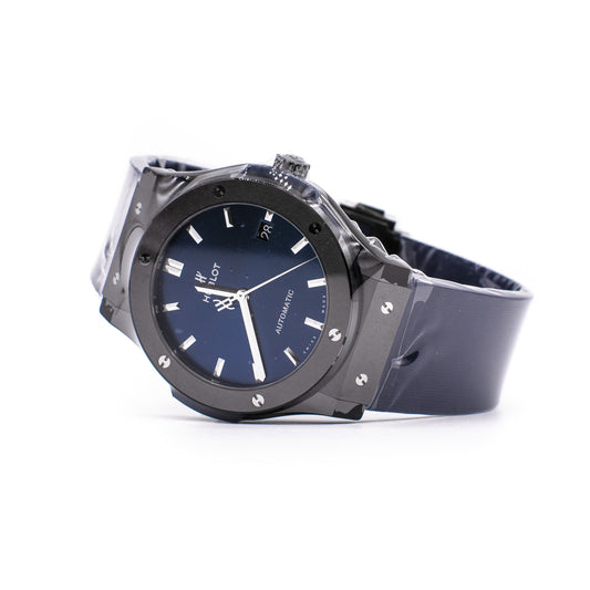 2023 Hublot Classic Fusion Ceramic Blue Dial 45mm 511.CM.7170.LR