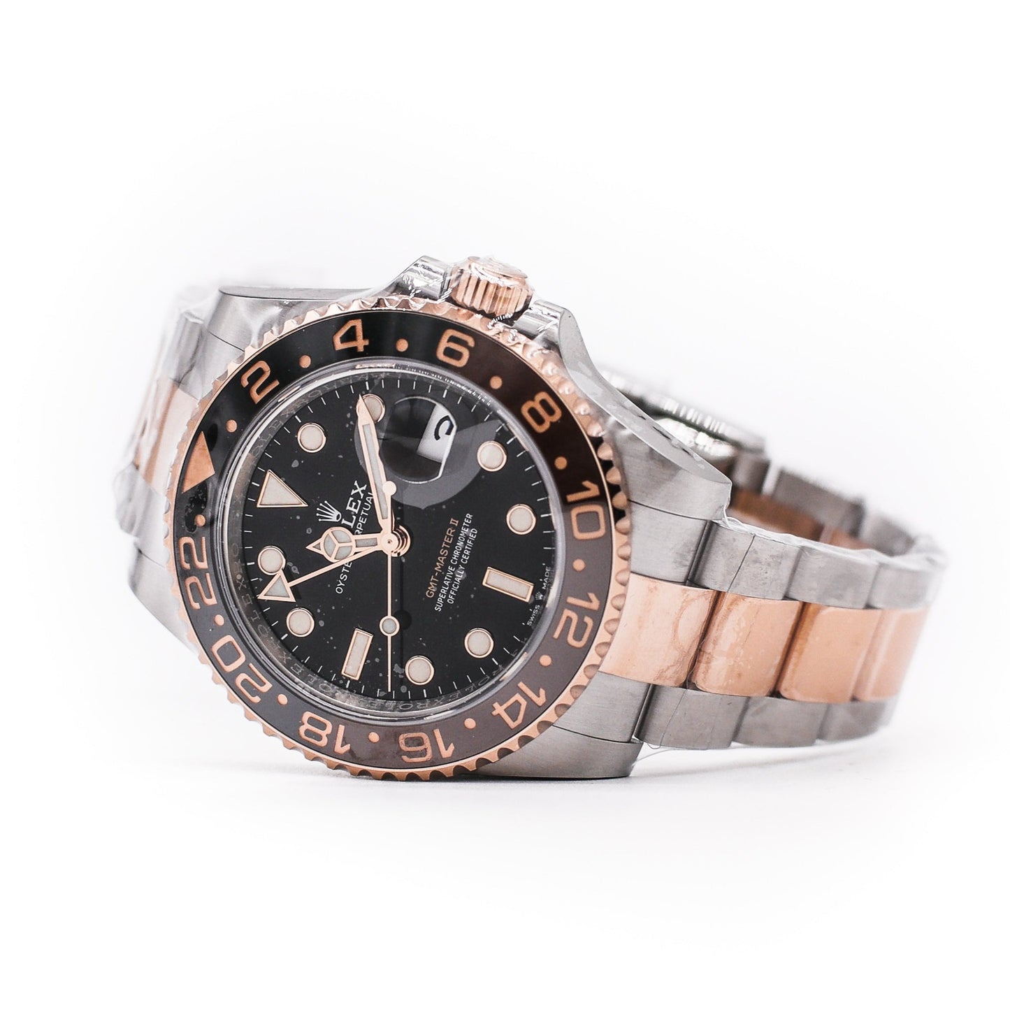 2021 Rolex GMT-Master II Half Everose Gold Rootbeer 40mm 126711