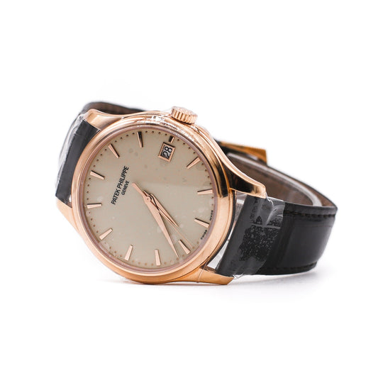 2022 Patek Philippe Calatrava 39 Mm 18K Rose Gold Hunter Case 5227